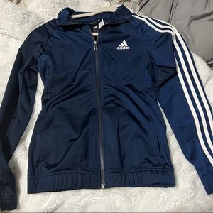 Adidas Zip up sweater Navy blue